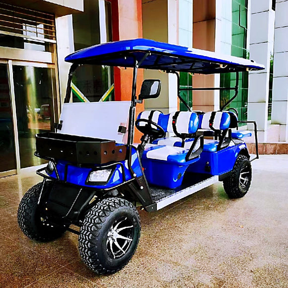 2022 Most Popular 2+2 Seater Electric Off-Road Golf Cart 3500W Motor Adult Leisure Mobility Pure Electric Four-Wheel Vehicle