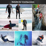 Summer Men Wetsuit Full Bodysuit 3mm Round Neck Diving Suit Stretchy Swimming Surfing Snorkeling Kayaking Sports Clothing