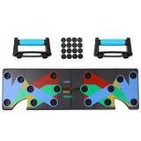 9 in 1 Push Up Rack Board Men Women Comprehensive Fitness Exercise Push-up Stands Body Building Training System Sport Home Gym