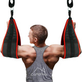 1 Pair Fitness AB Sling Straps Suspension Rip-Resistant Heavy Duty Pull Up Bar Hanging Leg Raiser Gym Home Fitness Equipment