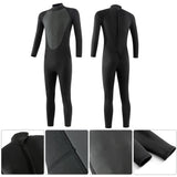 Summer Men Wetsuit Full Bodysuit 3mm Round Neck Diving Suit Stretchy Swimming Surfing Snorkeling Kayaking Sports Clothing