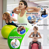 Yoga Ball Pilates Fitness Gym Fitball Balance Exercise Workout Ball 65/75/85CM