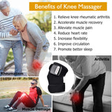 Electric Heating Knee Massager Far Infrared Joint Physiotherapy Elbow Knee Pad Vibration Massage Pain Relief Health Care