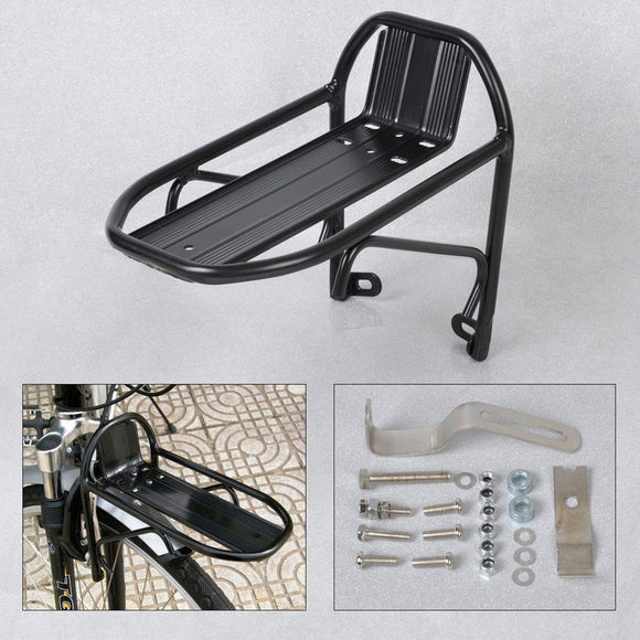 Aluminum Alloy MTB Road Cycling Bike Bicycle Front Rack Carrier Panniers Bag Luggage Shelf Bracket Trunk for Bicycle Parts 2021