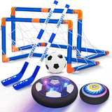 3 in 1 floating hockey bowling Air Power Hover Soccer Ball Football Toy  Ball Outdoor Indoor Children Educational Sports Toys