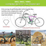Samger 50/80/100CC Bicycle Gasoline Engine Kit 2 Stroke Pocket Bike Engine For DIY Electric Bicycle Complete Engine from RU/EU
