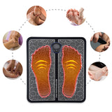Electric EMS Foot Massager Mat Feet Muscle Stimulator Foot Massage Pad Improve Blood Circulation Relieve Ache Pain Health Care