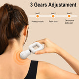 Electric Fascia Gun Portable Mini Massage Gun Pain Relief Neck Back Massager for Muscle Massajador For Body Relaxation Fitness