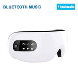 Foldable Eye Massager USB Charging Smart Eye Mask Vibrator Hot Compress Bluetooth Musice Eye Care Heating Fatigue Relief Device