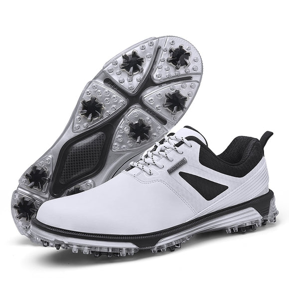 2023 New Golf Shoes Waterproof Golf Sneakers Men Outdoor Golfing Spikes Shoes Big Size 40-47 Jogging Walking Sneakers Male