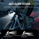 Taillights Xpg2 Lamp Beads Memory Mode Bike Headlights Big Flood Design Waterproof Bicycle Headlamp Bicycle  Lamp Led
