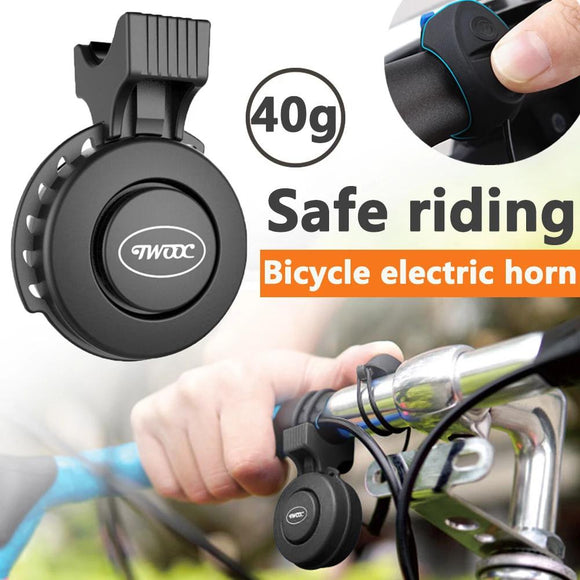 Mountain Road Bicycle Bell Electronic Horn USB Rechargeable Cycling Handlebar Alarm Ring Bike Bell Bike Accessories