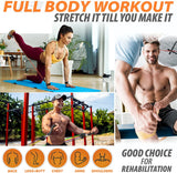 300lb Fitness Booty Resistance Elastic Band Workout for Training Home Exercise Sport Gym Dumbbell Harness Set Expander Equipment