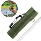 Outdoor Survival Water Purifier Water Filter Straw Water Mini Filter Filtration System for Outdoor Activities Emergency Life