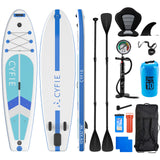 350 LBS Inflatable Paddle Board Surfing Yoga Fishing Accessories SUPs Inflatable Stand Up Paddle Board Set Surfboard Boat