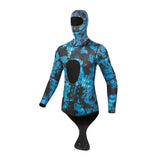 3mm Neoprene Hooded Wetsuit One-Piece Water Sports Long Sleeve Elastic Jumpsuit