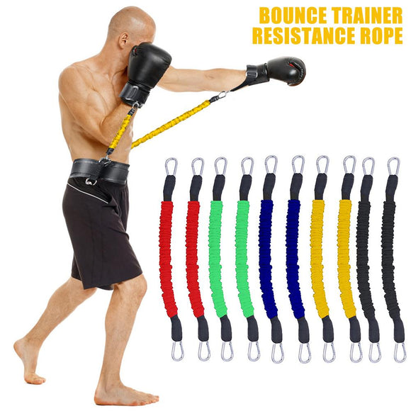 2pcs Bounce Trainer Resistance Rope Gym Sports Fitness Boxing Stretching Strap Home Gym Resistance Bands Leg arm Exercises Rope