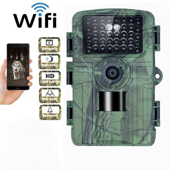 Outdoor Night Vision 32mp 4k Hd Infrared Night Vision Wildlife Hunting Camera Wifi Bluetooth Activated Trail Hunting Camera