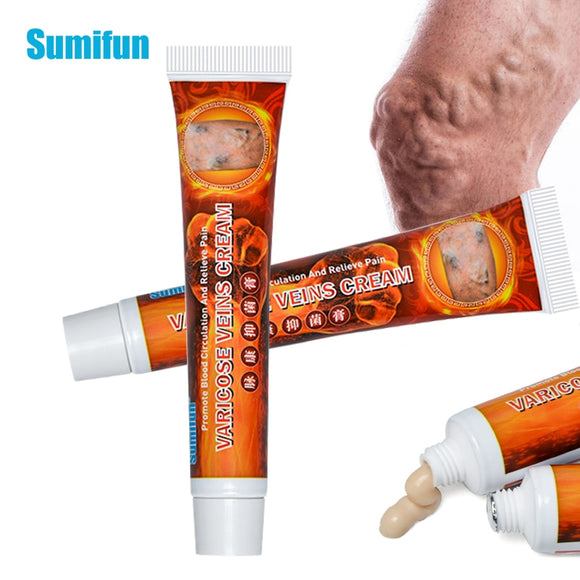 Sumifun New Varicose Veins Treatment Cream 100% Original Vasculitis Phlebitis Spider Pain Relief Ointment Medical Plaster
