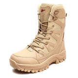 Beige Winter Outdoor Hiking Boots Couple Men Trekking Shoes Women Big Size Military Tactical Boots For Men scarponi da montagna