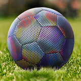 2022 New Style Luminous Soccer Ball Reflective Night Glow Football Size 4 5 PU Slip-resistant Balls Adult Child Training futbol